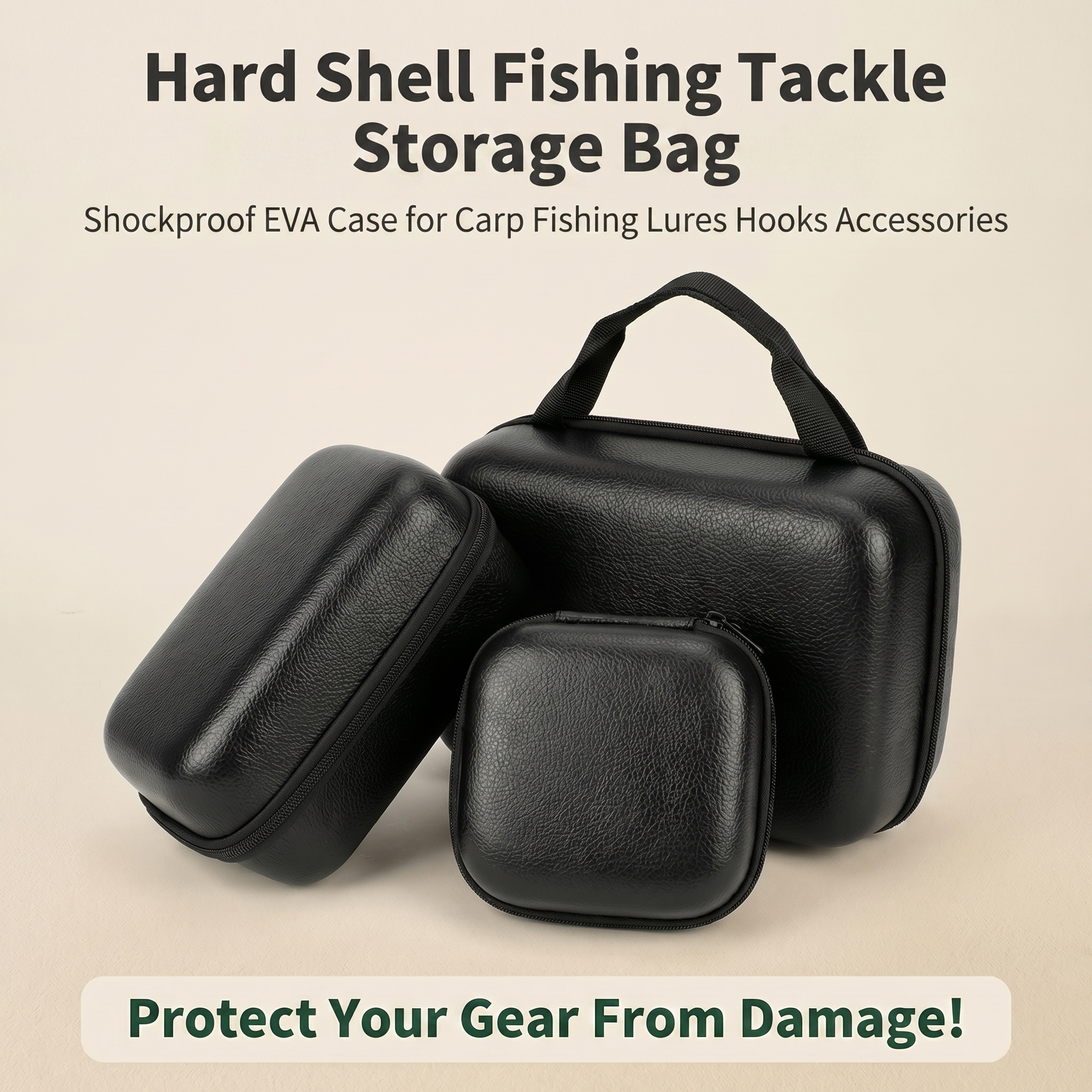 Fish Finder Case - Hirisi S/M/L Spinning Fishing Bag PU