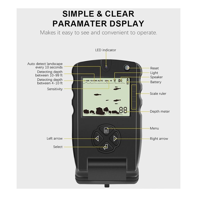 New Portable Fish Finder, Ice  - Fish Finder Portable recensie en prijs