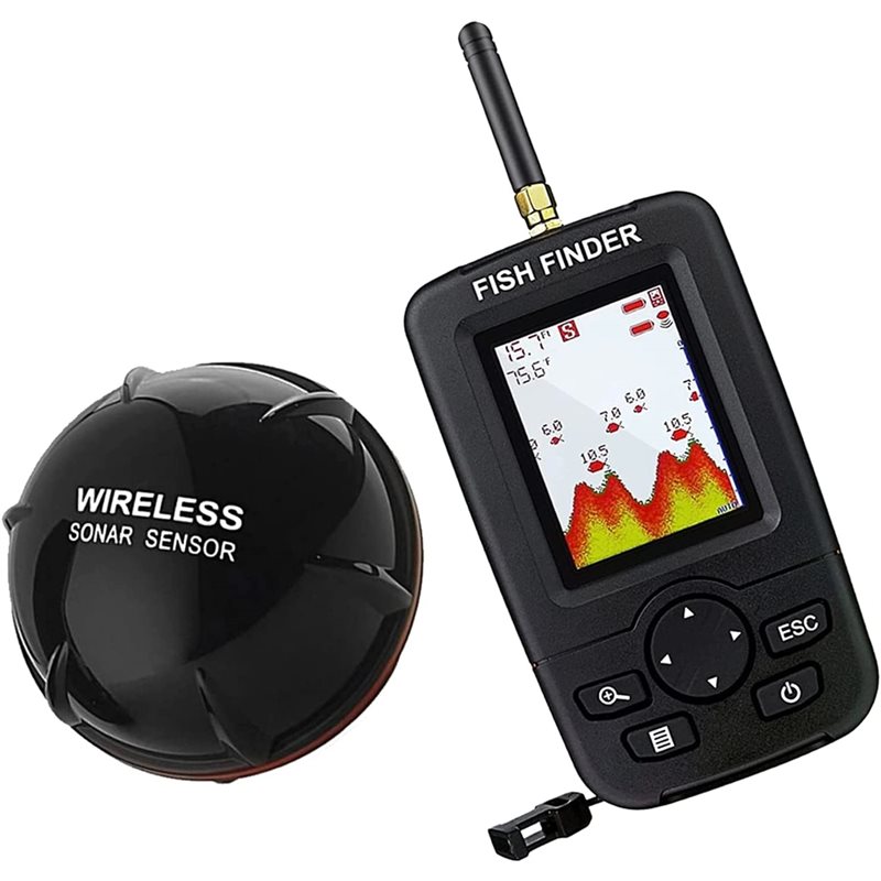 Wireless Sonar Fish Finder, Po - Fish Finder Portable recensie en prijs