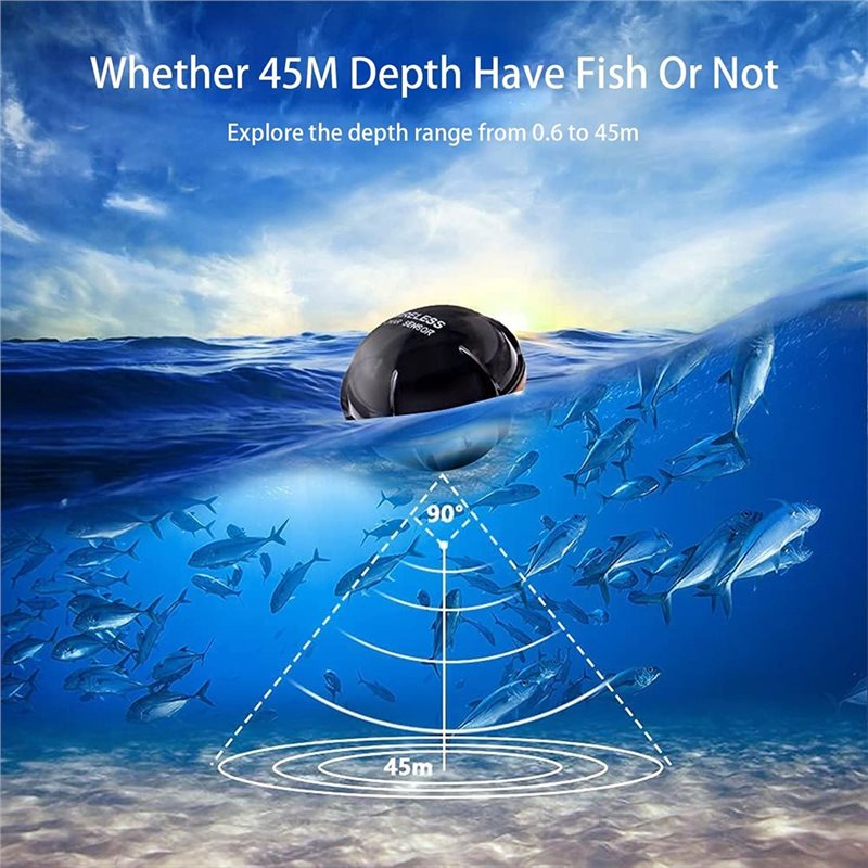 Wireless Sonar Fish Finder, Po - Fish Finder Portable recensie en prijs