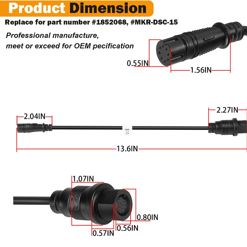 1852078 MKR-DSC-15 DSC Transdu - Fish Finder Cable recensie en prijs