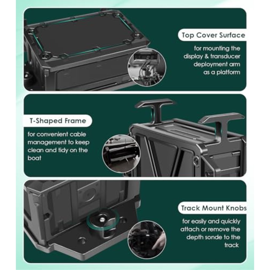 Track Mounted Battery Box for  - Fish Finder Mount recensie en prijs