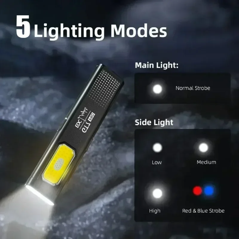 Mini LED Flashlight USB C Rech - Fishing Light recensie en prijs