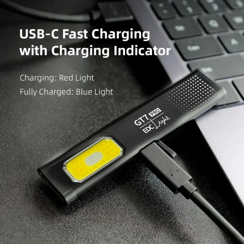 Mini LED Flashlight USB C Rech - Fishing Light recensie en prijs