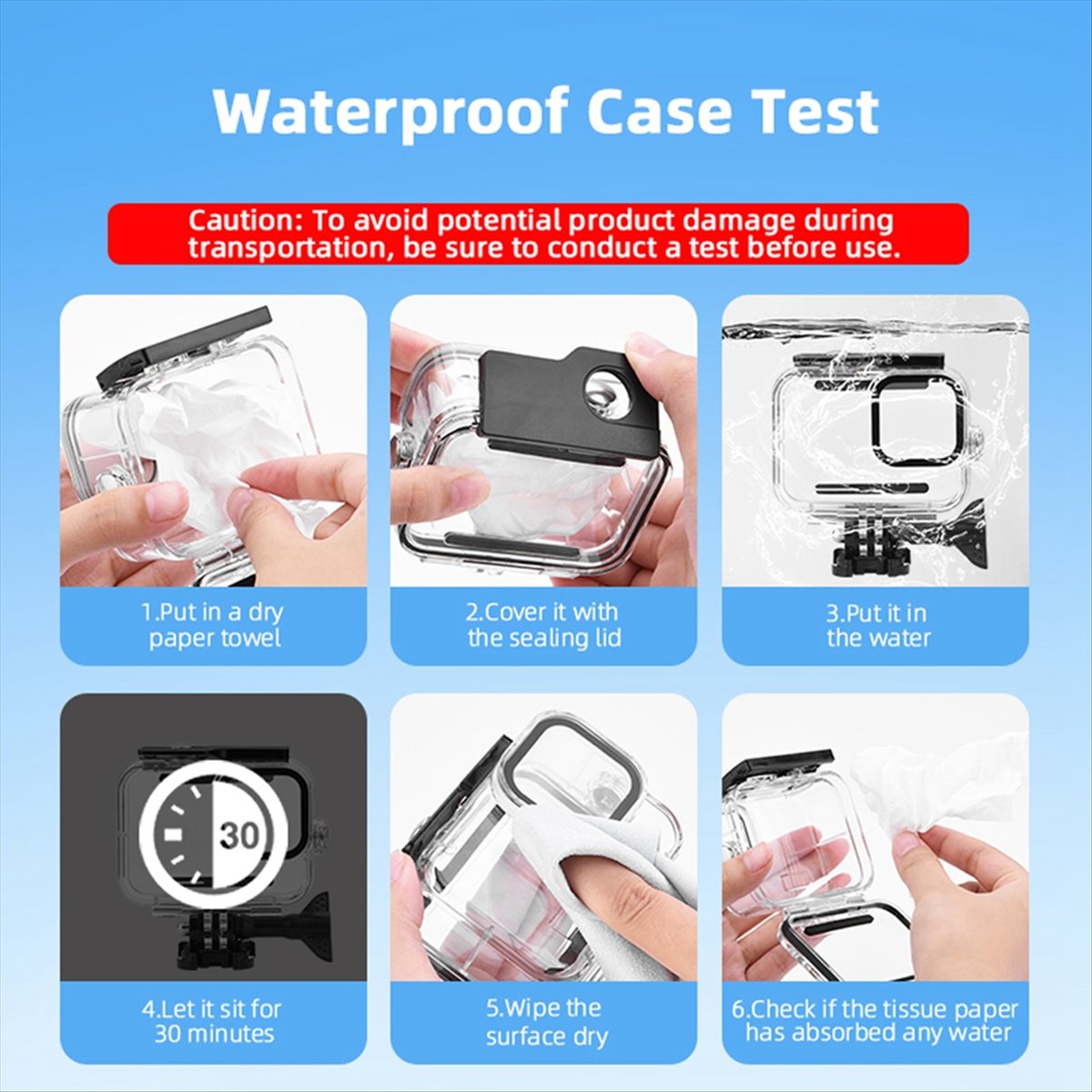 M05K 60M Waterproof Case for G - Underwater Camera recensie en prijs