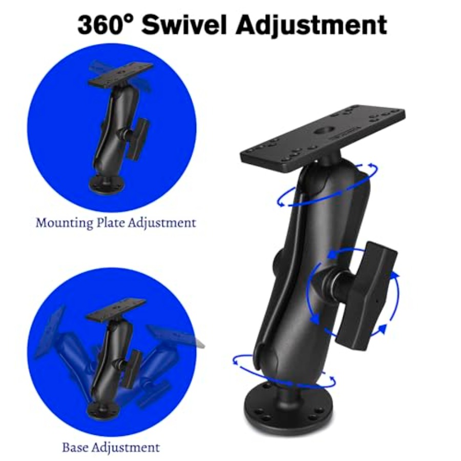 Kayak/boat fish finder mount:  - Fish Finder Mount recensie en prijs