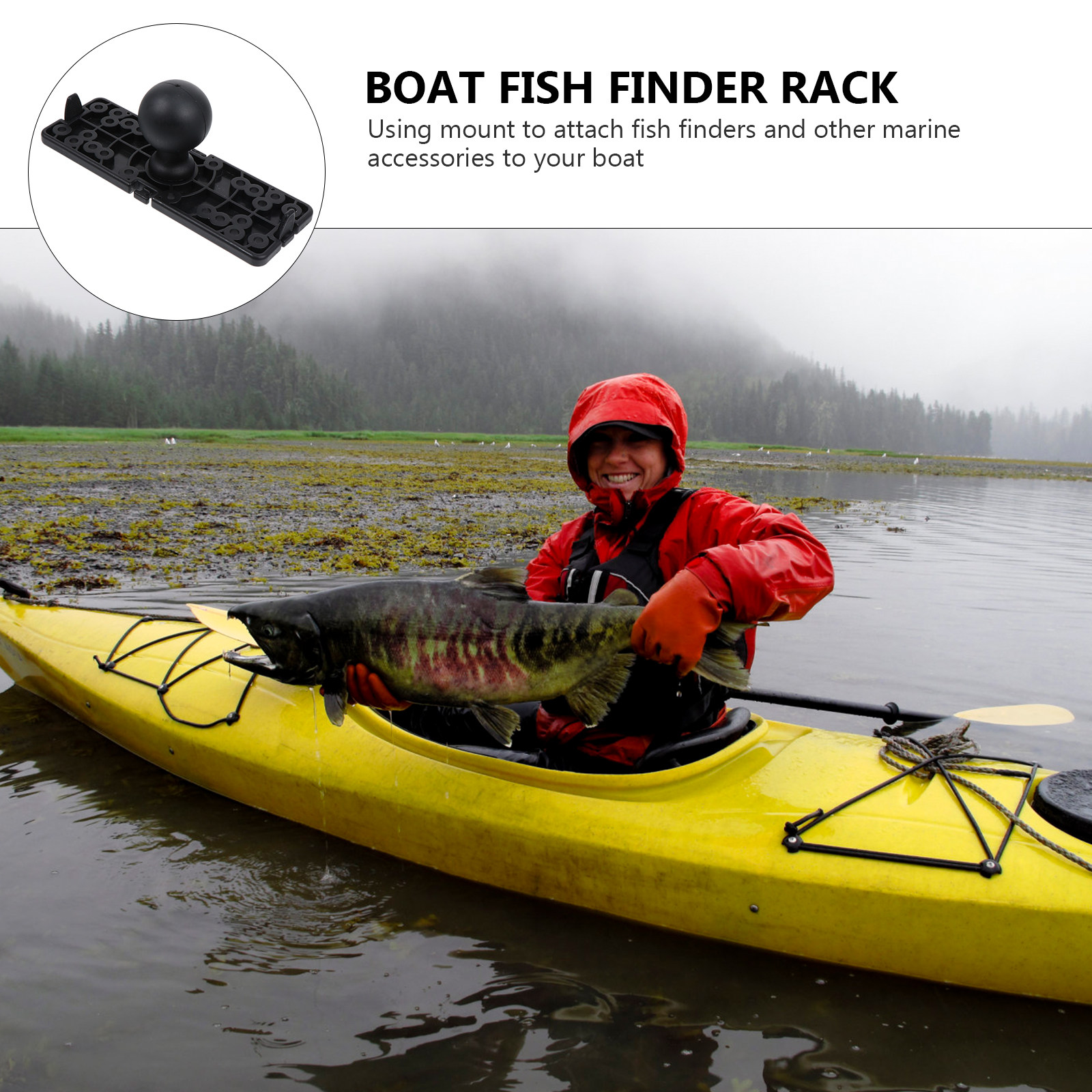 1Pcs Nylon Silicone Fish Finde - Fish Finder Mount recensie en prijs