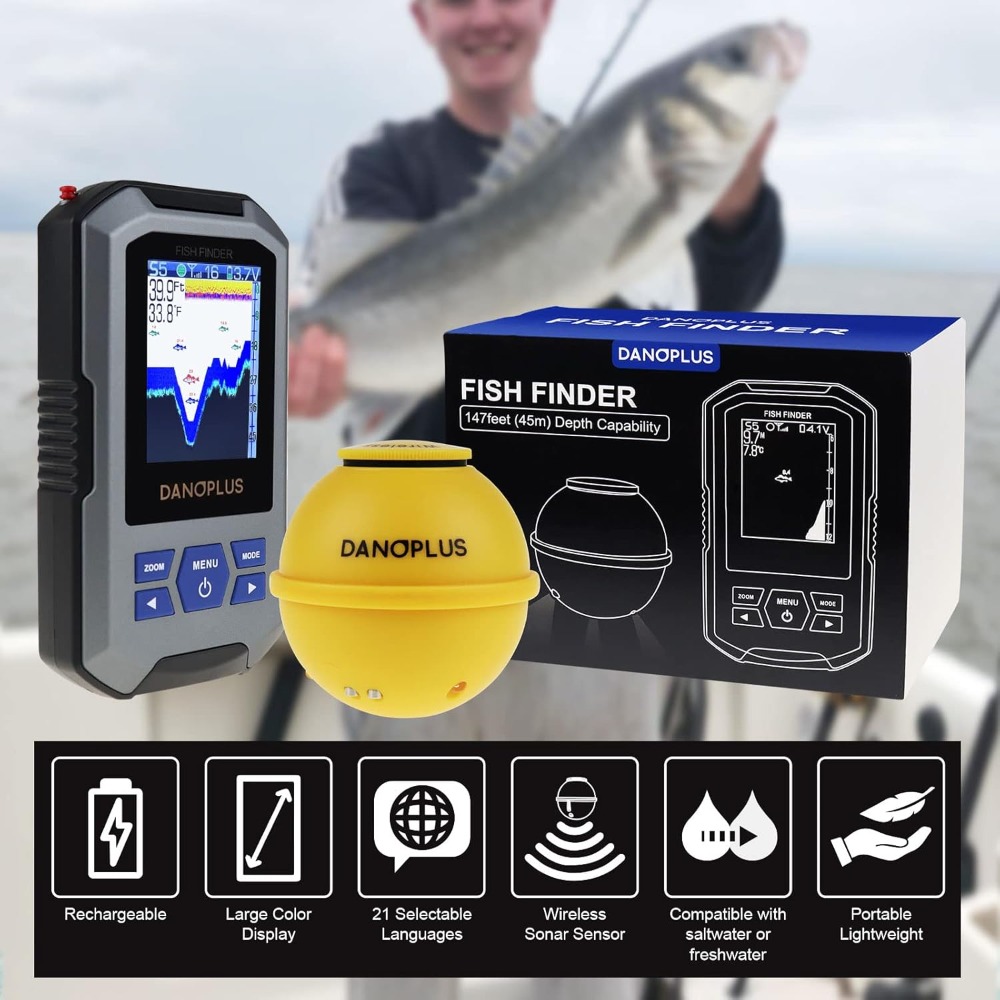 Wireless Fish Finder with 147f - Fish Finder Portable recensie en prijs