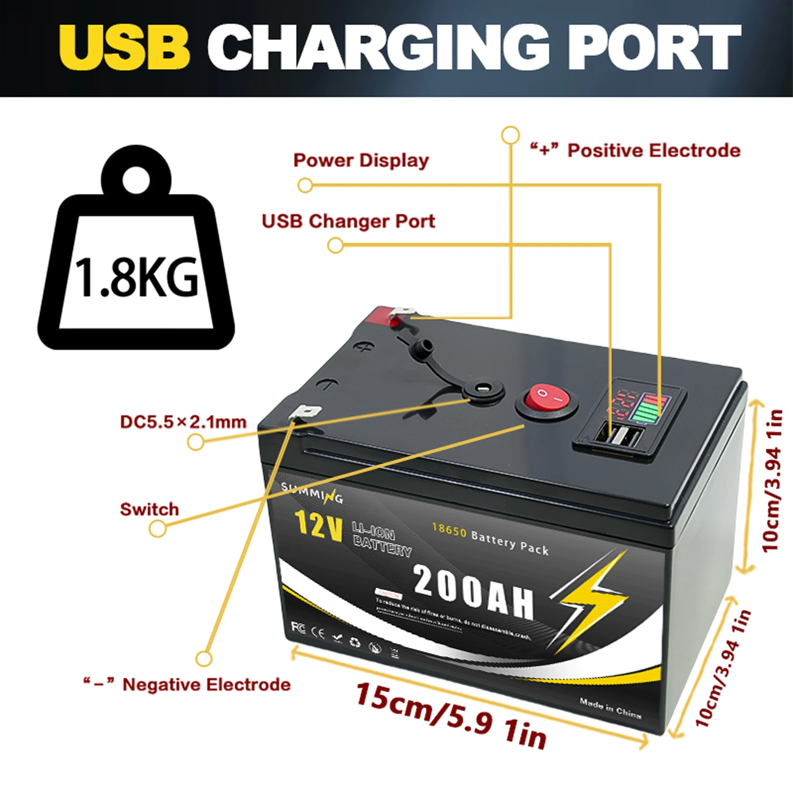 12V 200Ah Lithium  LiFeP04 Bat - Fish Finder Charger recensie en prijs
