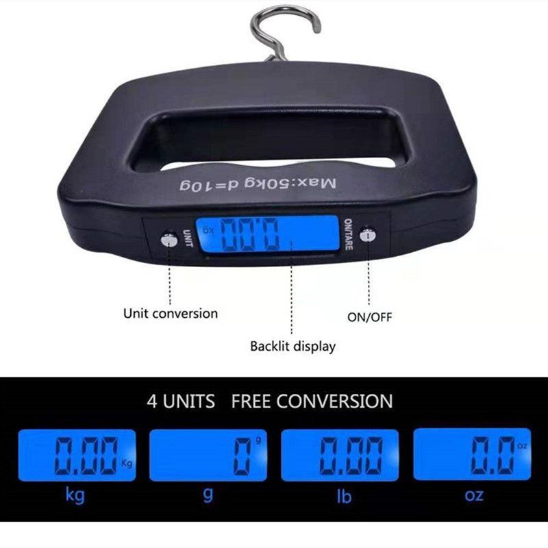 50kg Digital Fishing Scale Han - Fish Finder Battery recensie en prijs
