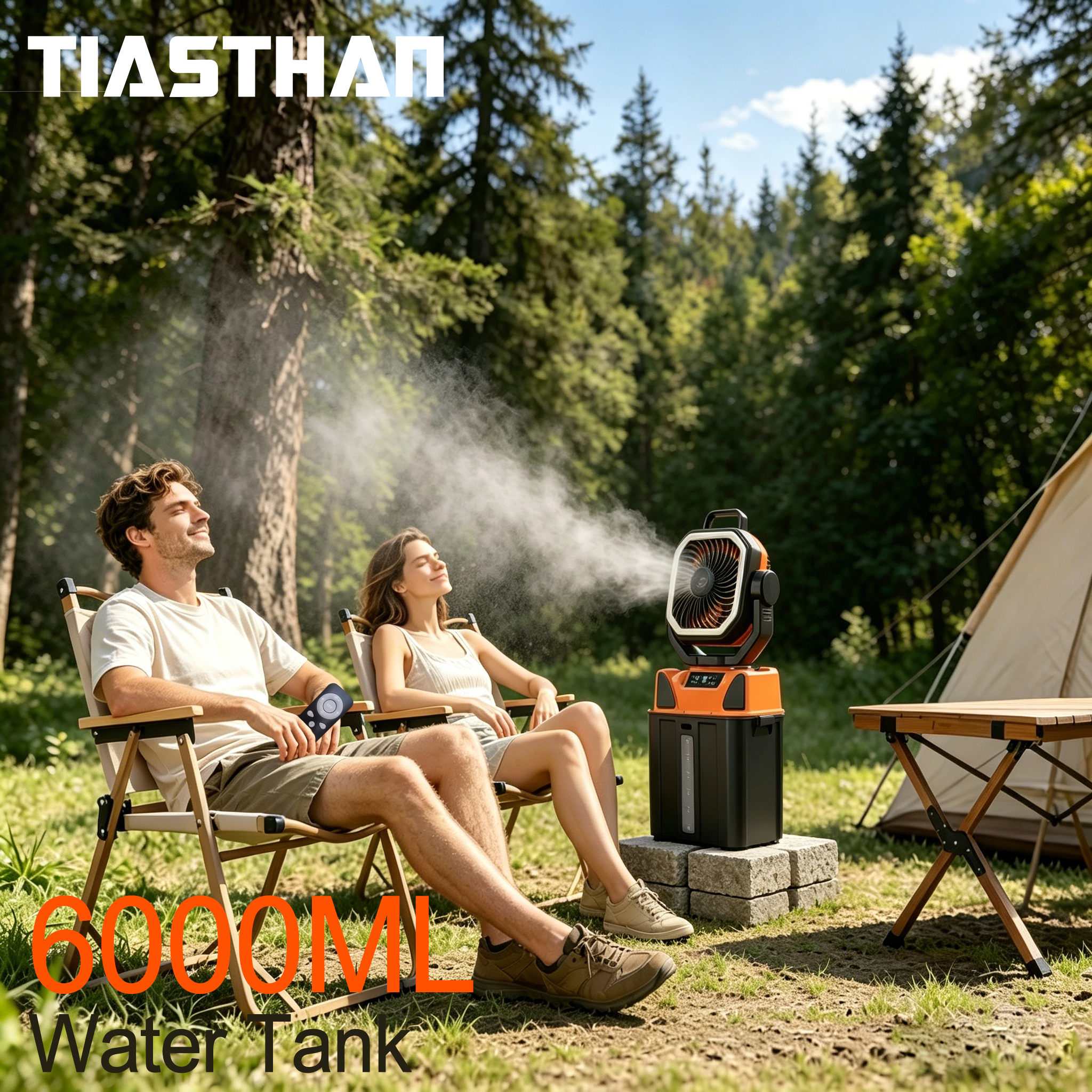30000mAh Spray Camping Fan wit - Fish Finder Battery recensie en prijs