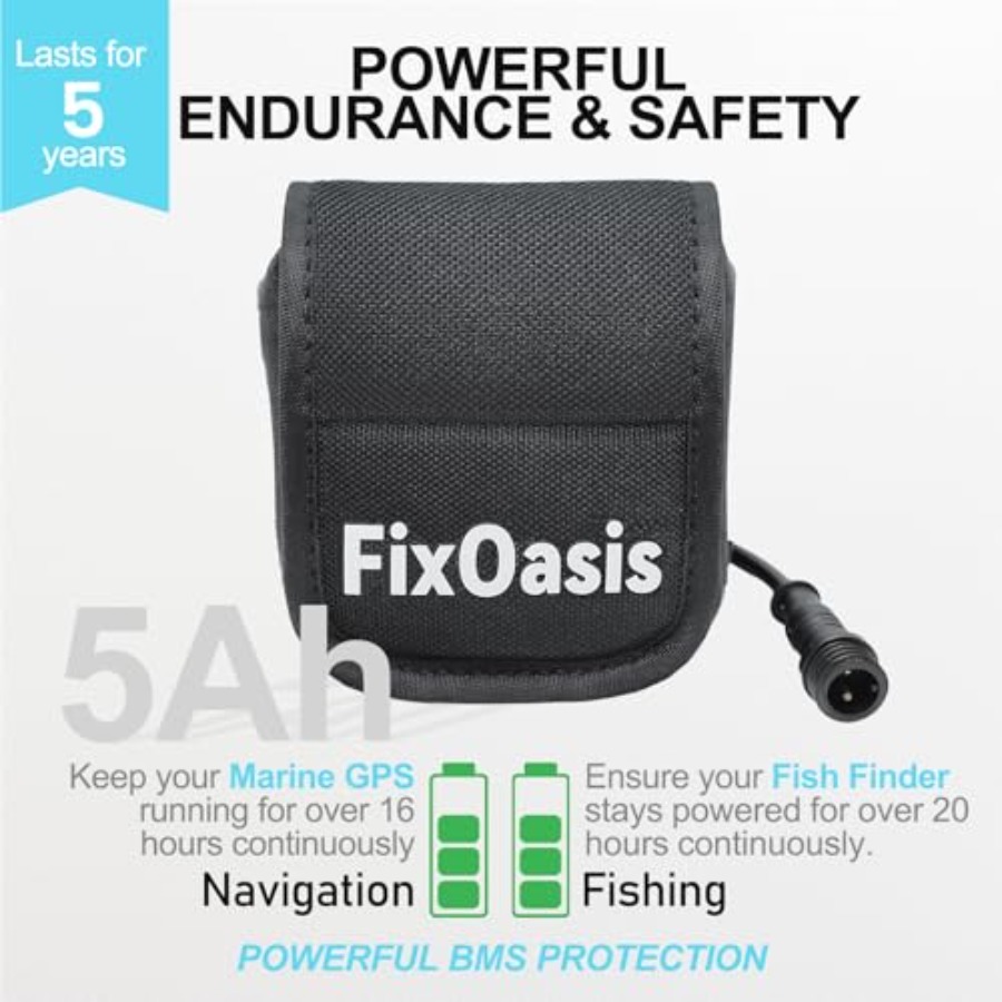12V Lithium-Ion Fish Finder Ba - Fish Finder Charger recensie en prijs