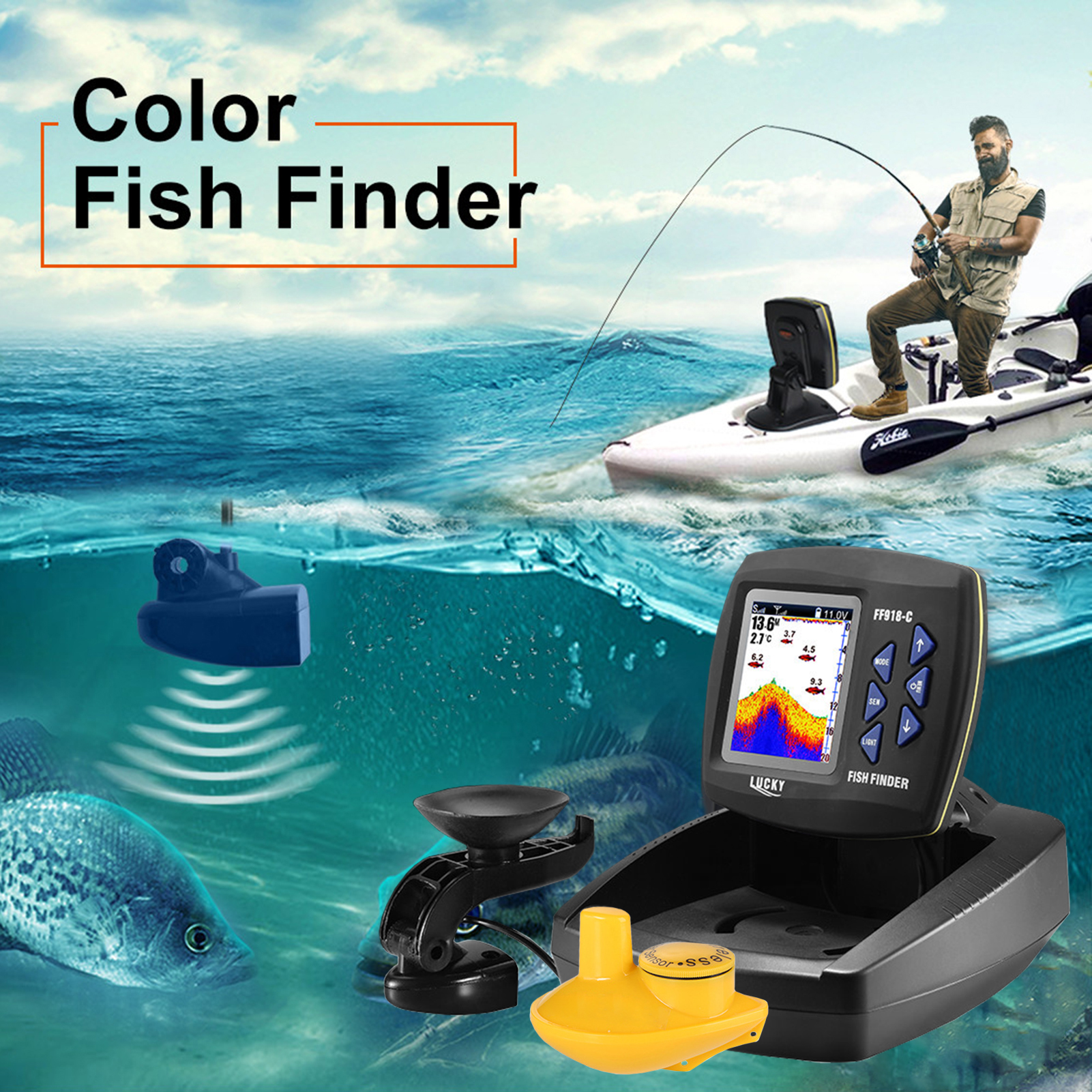 Portable Fish Finder Wireless  - Fish Finder Portable recensie en prijs