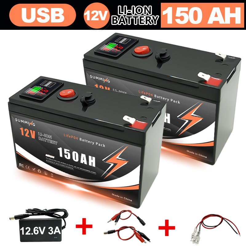 12V 150Ah Lithium  LiFeP04 Bat - Fish Finder Charger recensie en prijs