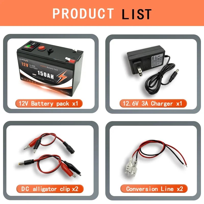 12V 150Ah Lithium  LiFeP04 Bat - Fish Finder Charger recensie en prijs