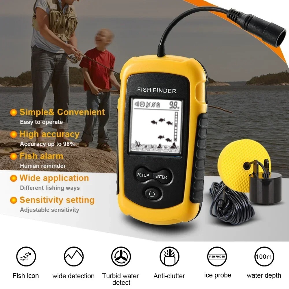 Wireless Sonar Detection Fish  - Fish Finder Cable recensie en prijs