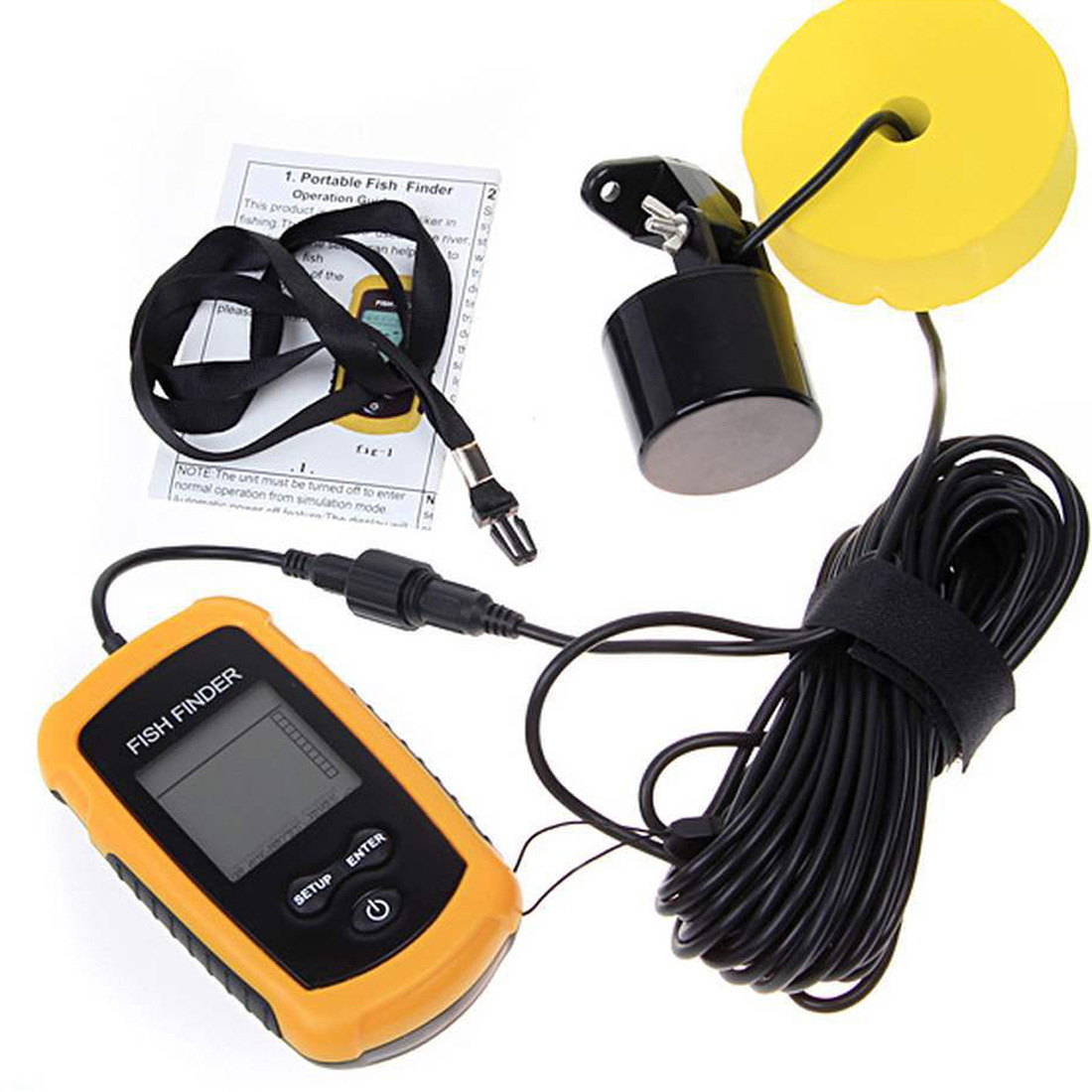 Alarm 100M Portable Sonar Fish - Fish Finder Portable recensie en prijs