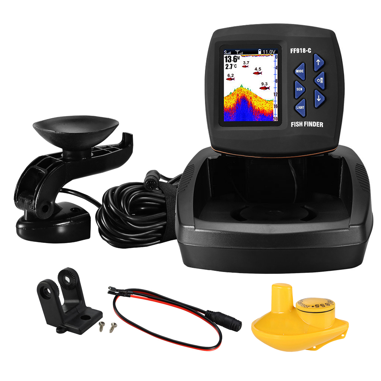 Fish Finder Wireless Sonar Sen - Fish Finder Transducer recensie en prijs