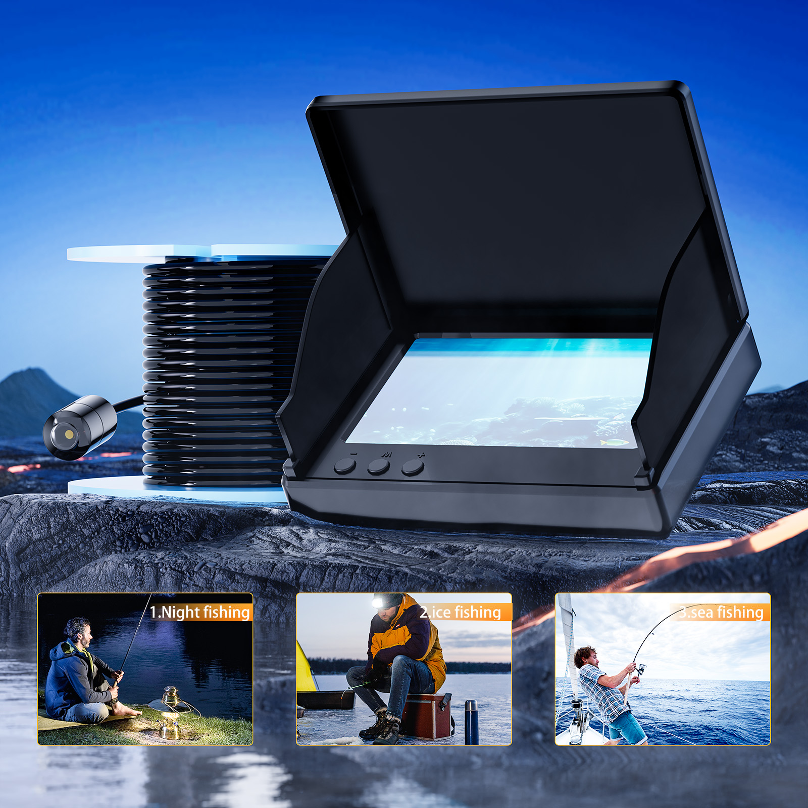 4.3 Inch Underwater 15/30M Fis - Fishing Camera recensie en prijs