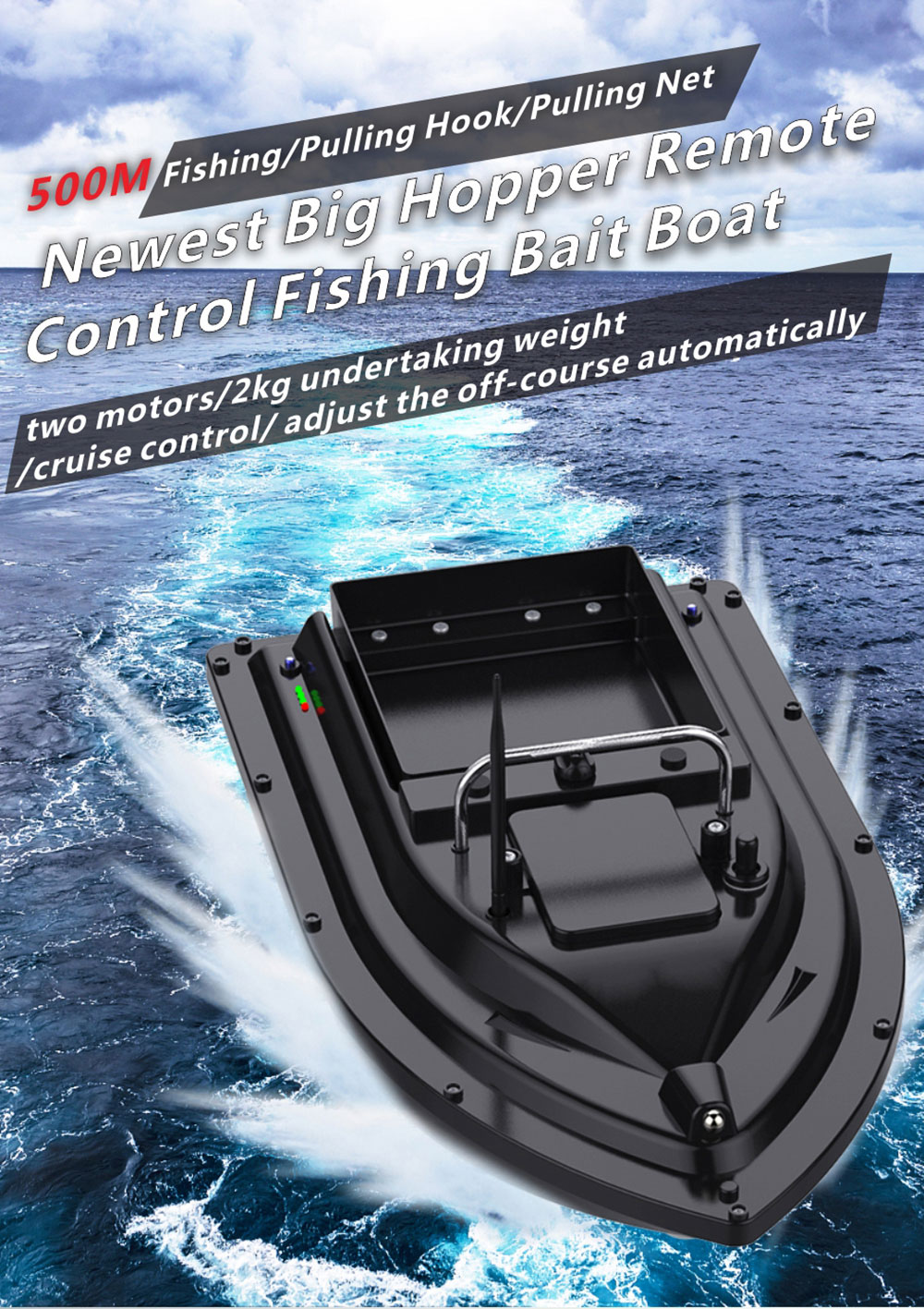 Bait Boat With GPS Positioning - Fishing Gps recensie en prijs
