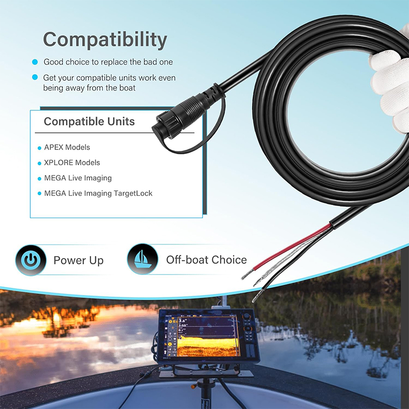 720110-1 PC13 Power Cable for  - Fish Finder Cable recensie en prijs