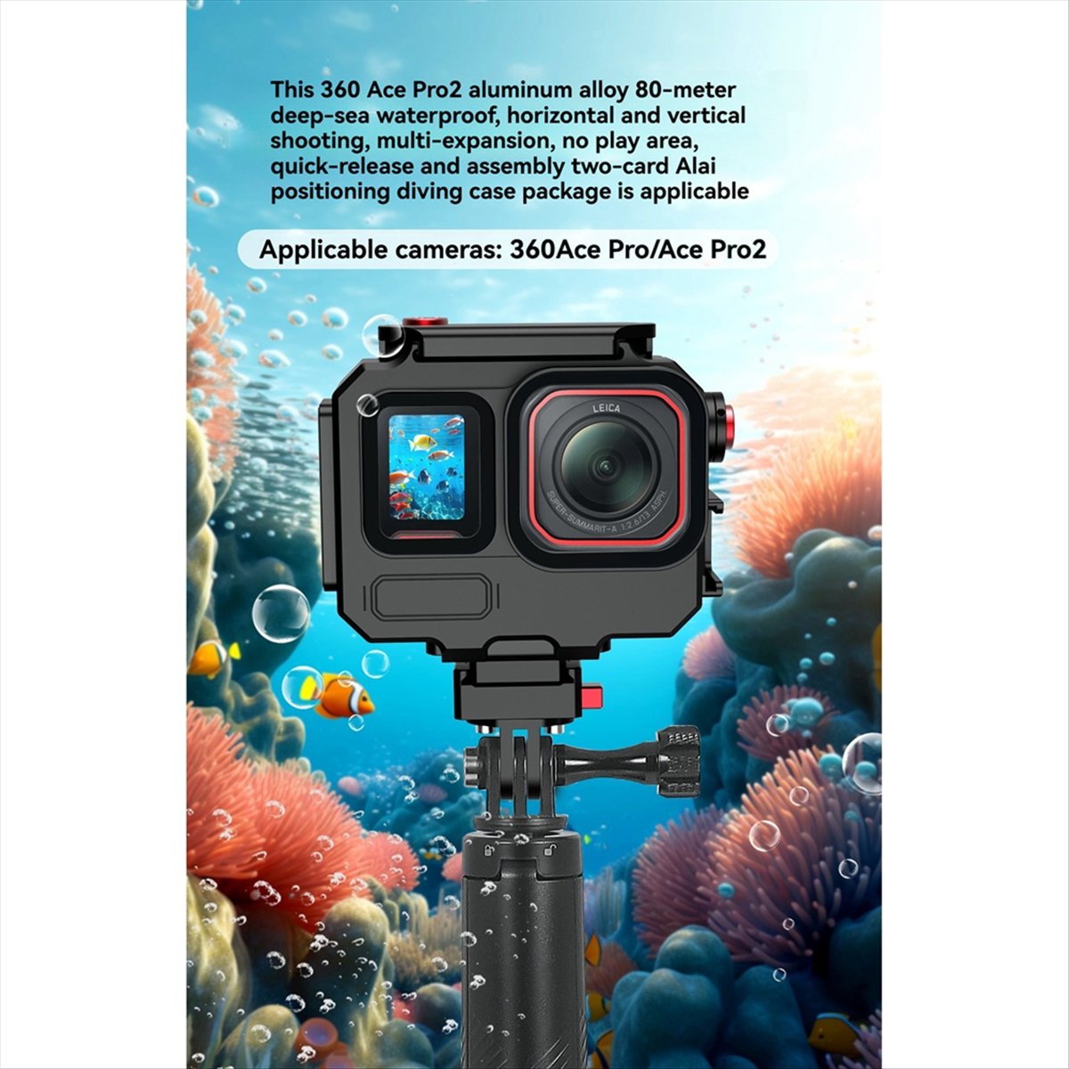 M05K 263FT/80M Waterproof Case - Underwater Camera recensie en prijs