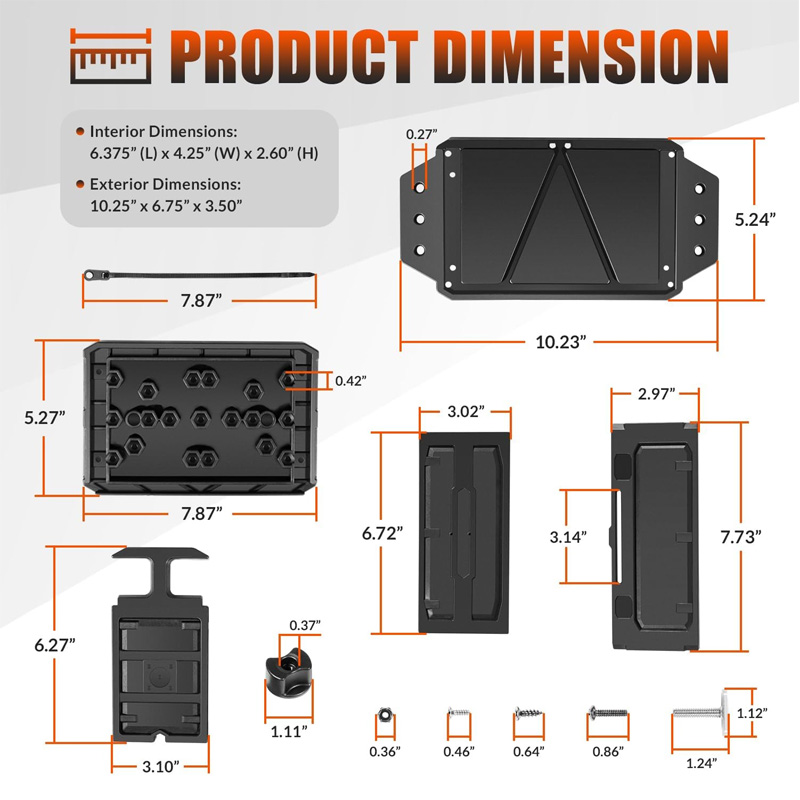 Track Mounted Battery Box for  - Fish Finder recensie en prijs