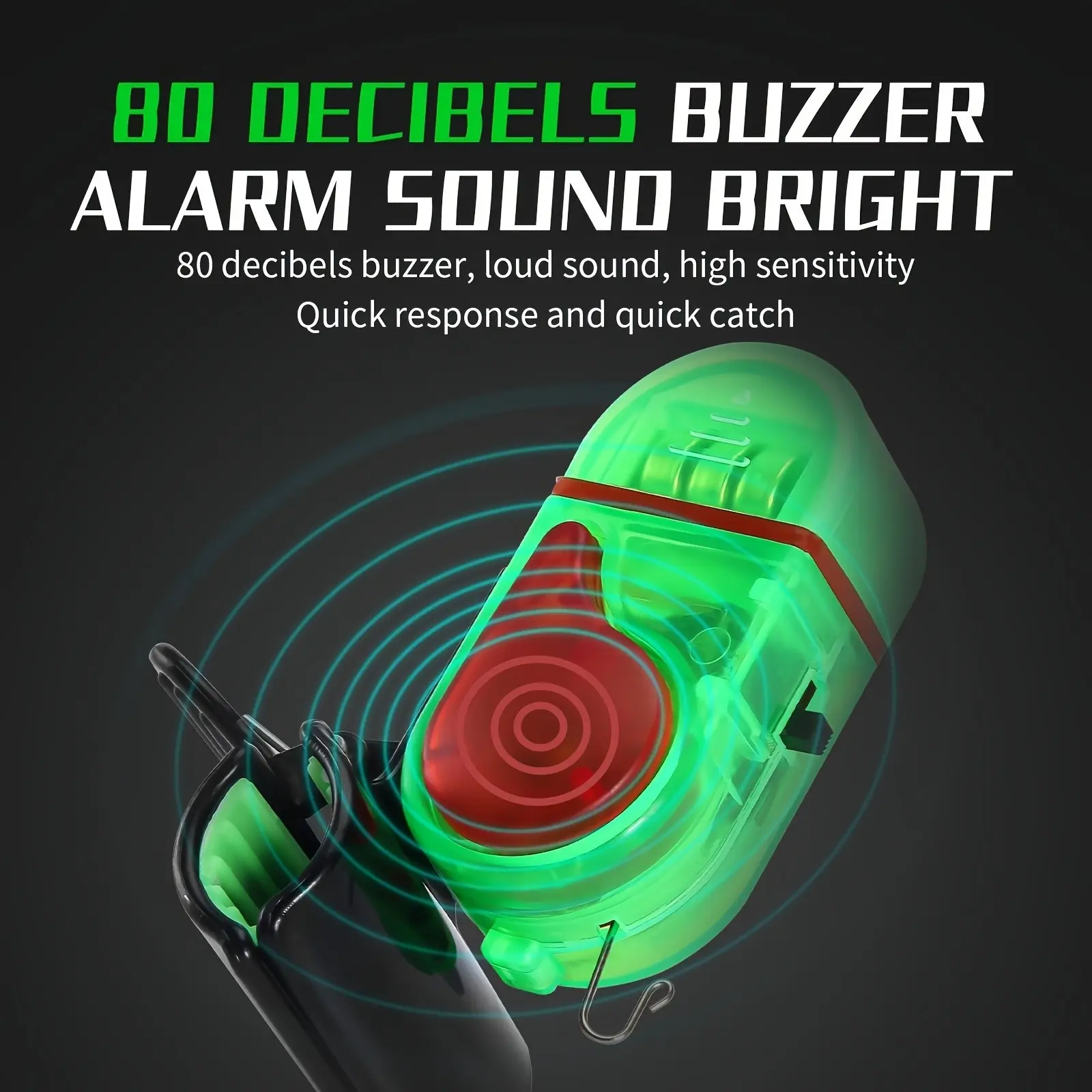 2PCS LED Fishing Bite Alarm, 2 - Bite Alarm recensie en prijs
