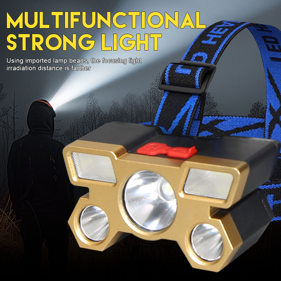 Rechargeable LED Headlamp 5 LE - Fishing Light recensie en prijs