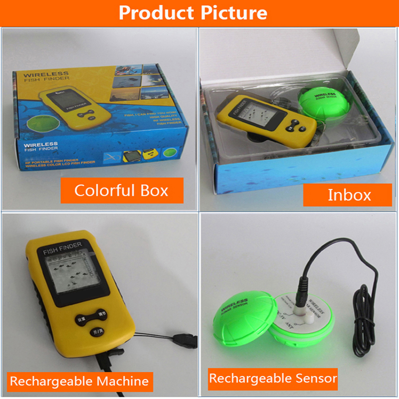 Brand New Colorful Wireless Fi - Fish Finder Transducer recensie en prijs