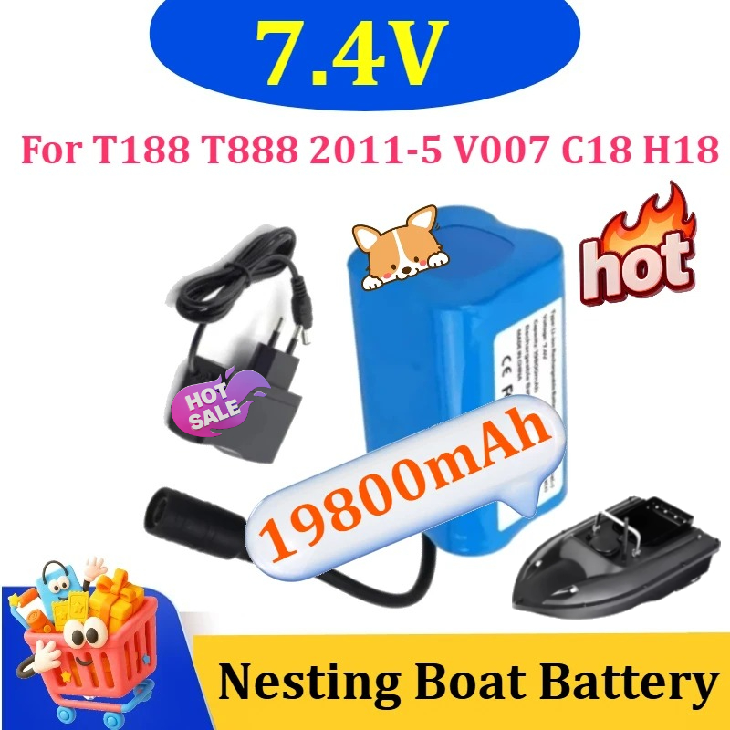 7.4V 19800mAh Battery with USB - Fish Finder Charger recensie en prijs