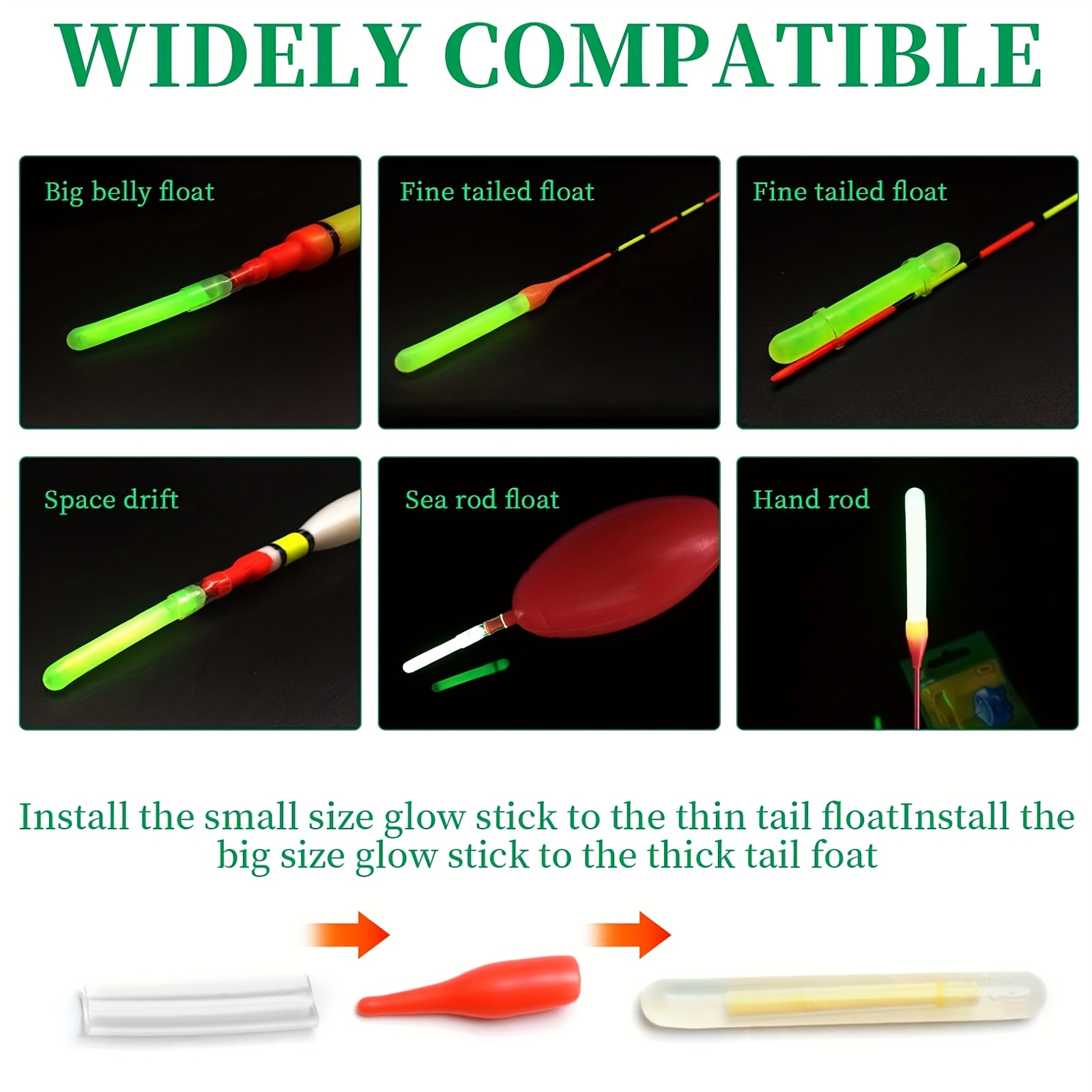 100PCS Fishing Glow Sticks Set - Bite Alarm recensie en prijs
